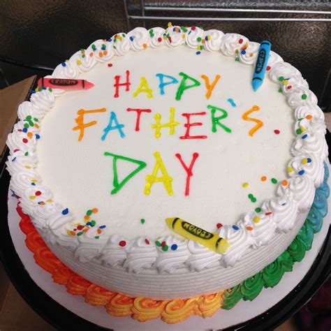 You can freeze the sponges if you want to save time later on. Crayon Father's Day DQ ice cream cake | My Cakes ...