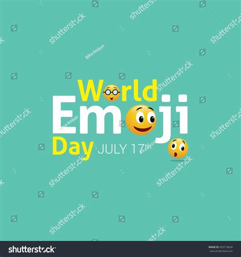 World Emoji Day Vector Illustration Stock Vector Royalty Free