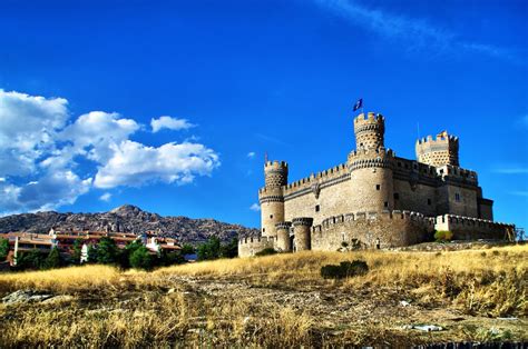 Castle Of Manzanares El Real Madrid Spain 4345x2887 Castles