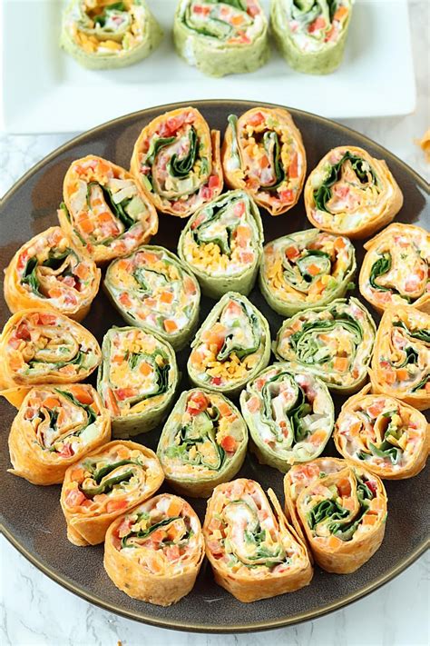Note that salsa always tastes best after it's been refrigerated for a few hours, so if time allows let the flavors marinate together before serving. Veggie Pinwheels Party Appetizer | Recipe | Appetizer ...