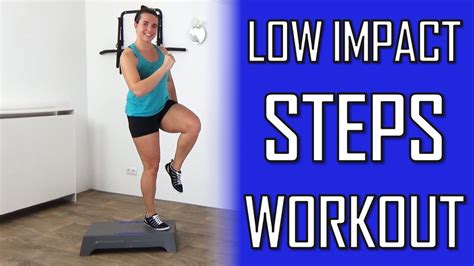 Minute Low Impact Steps Workout For Beginners Step Exercises With No Jumping At Home