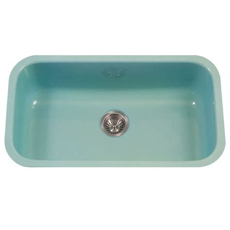 Enjoy all the advantages of an undermount kitchen sink: HOUZER Porcela Series Undermount Porcelain Enamel Steel 31 ...