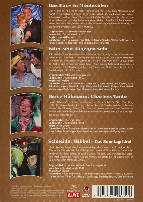 Filmjuwelen mit Heinz Rühmann 4 unvergessene Klassiker 4 DVDs Film