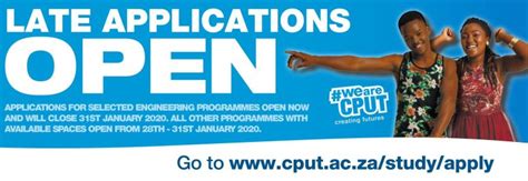 Cput 2022 Late Applications Now Open Khabza Career Portal