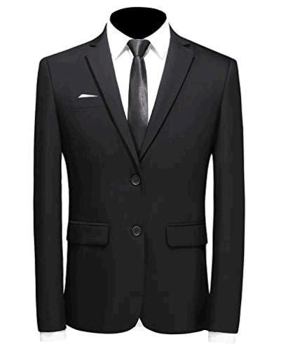These letters stand for short, regular or long. MOGU Mens Suit Jacket Slim Fit Single Breasted, Black ...