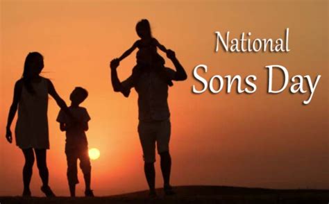 Happy National Son Day 2022 Wishes Message Image Pic Picture