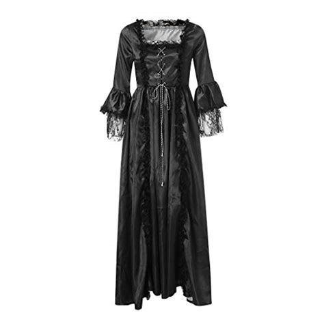 Btruely Womens Clothes Medieval Costume Square Collar Bundle Waist