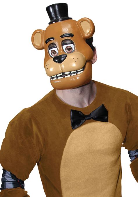 Five Nights At Freddys Adult Pvc Freddy Mask Video Game Costumes
