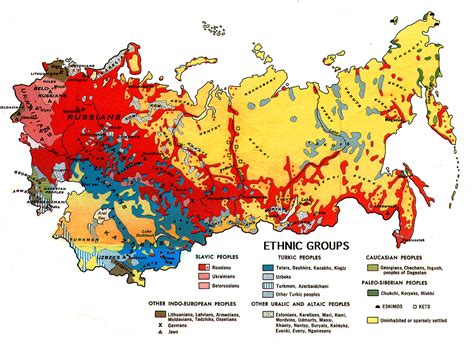 Russian Language And Dialects Indo European Languages Map