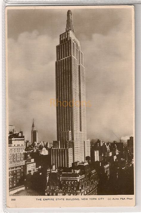 The Empire State Building New York City Circa 1930s Real Photo