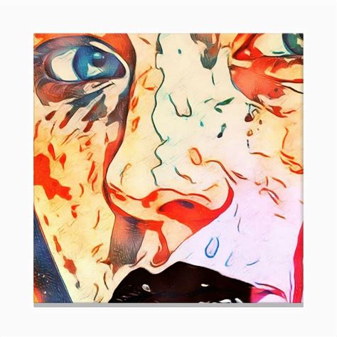Abstract Face Painting 1 Canvas Print By Aaa Deonmarais Fy