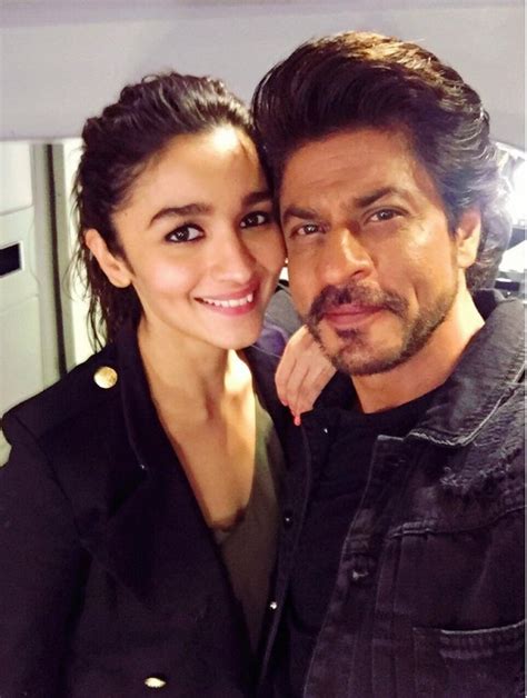 this cute selfie of shah rukh khan with alia bhatt makes for a picture perfect moment