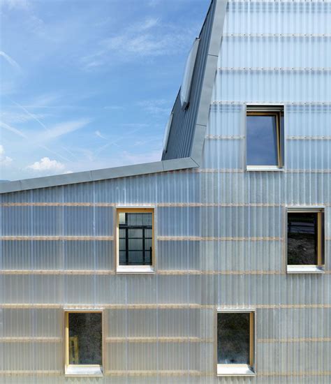 bunq architectes clads multipurpose building in polycarbonate ...