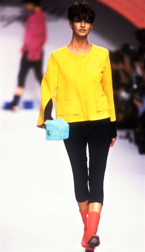 Linda Evangelista Walked For Karl Lagerfeld Runway Show 1991 Fashion