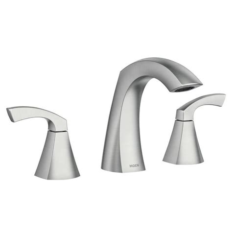 Shop home's moen silver size os bath accessories at a discounted price at poshmark. Lindor Spot Resist Brushed Nickel Two-Handle High Arc ...