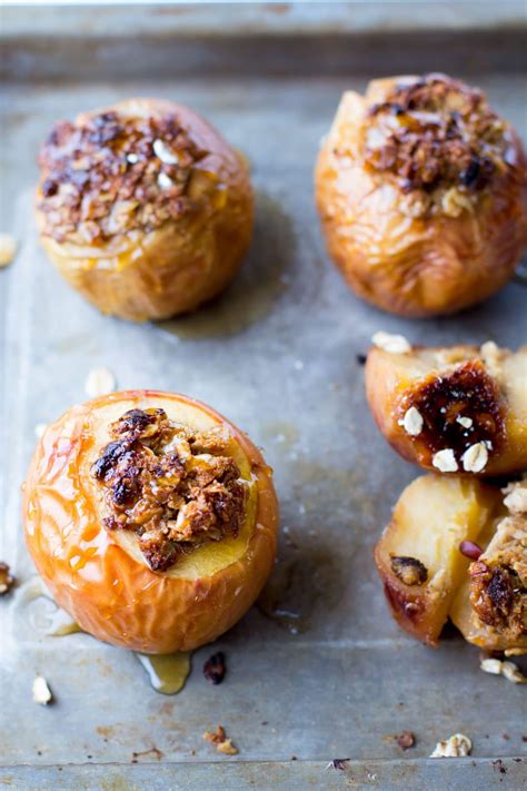 Healthy Stuffed Baked Apples Gluten And Dairy Free