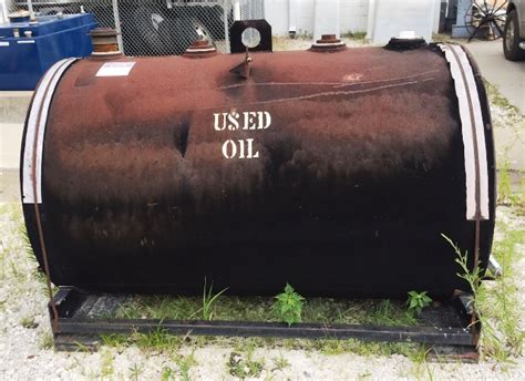 Hall 500 Gallon Used Oil Tank