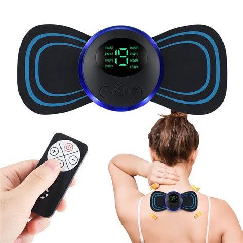 Electric Neck Massager With Massage Stickers Ems Cervical Vertebra Massage With Box Patch Muscle