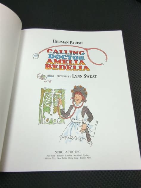 Calling Doctor Amelia Bedelia An I Can Read Paperback By Herman Parish
