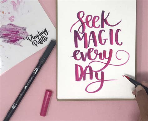 Hand Lettering Quotes: 3 Ways - Tombow USA Blog