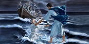 Peter Walks On Water, Jesus Walk On Water, Healing Bible Verses, Image ...