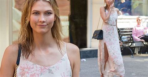 Make Up Free Karlie Kloss Looks Gorgeous As She Flashes Her Legs In
