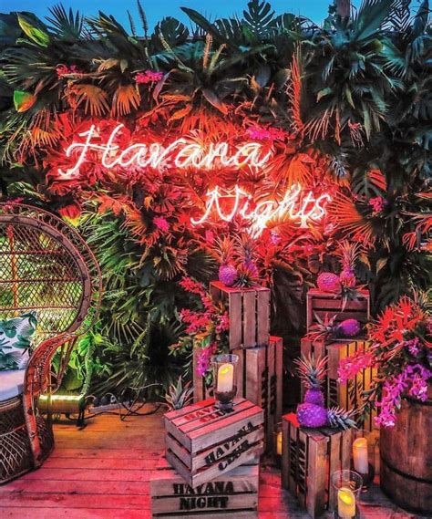 Havana Night Neon Sign We Love A Well Thought Out Theme Here At