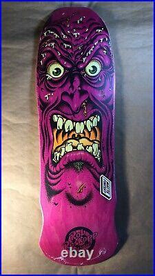 Santa Cruz Rob Roskopp Face Pink Reissue Skateboard Deck Jim Phillips