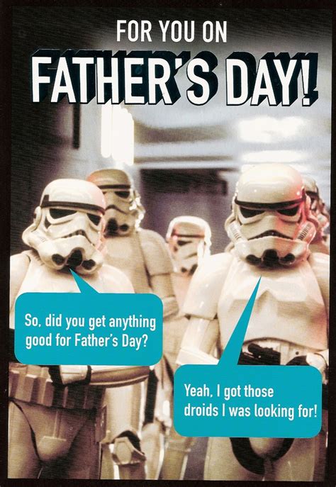 A darth vader star wars themed fathers day card. Episode Nothing: Star Wars in the 1970s: Luke Skywalker and his father figures: What Star Wars ...