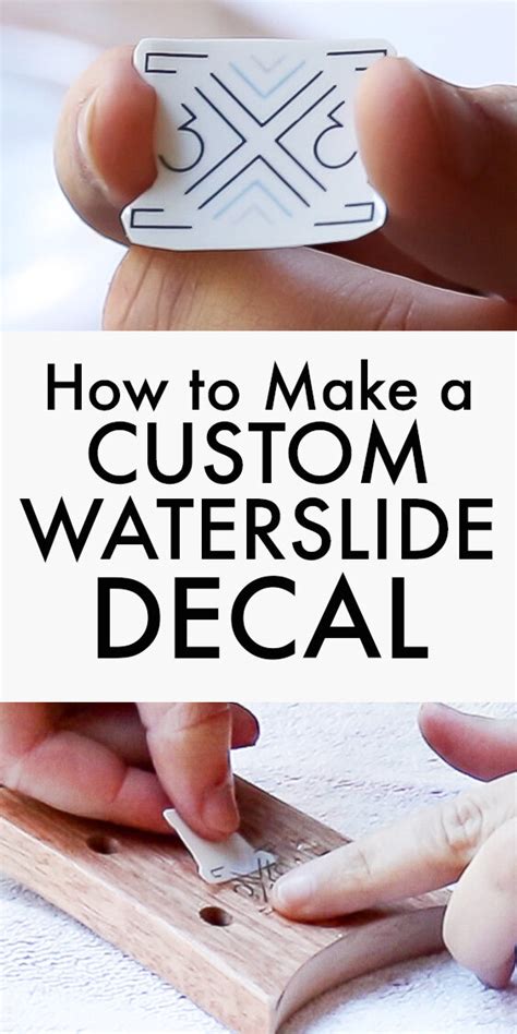How To Make A Custom Waterslide Decal — 3x3 Custom Inkjet Waterslide
