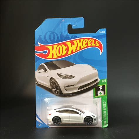 2019 Hot Wheels 164 Car Tesla Model 3 Collector Edition Metal Diecast