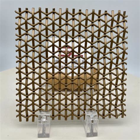 Xy 5211g Architectural Woven Wire Mesh Panel Decorative Metal Mesh