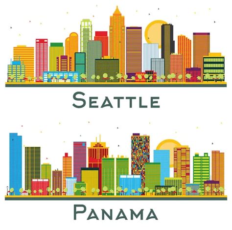 90 Seattle Skyline Stock Illustrations Depositphotos