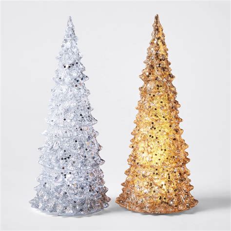 Battery Operated Glitter Christmas Tree Assorted Target Australia