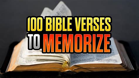 100 Bible Verses Every Christian Should Memorize Youtube