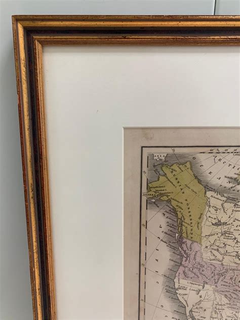 1830 Mexico And United States Framed Map For Sale At 1stdibs Map Of