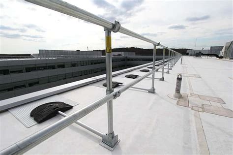 Roof Safety Railing Systems Fall Protection Guardrail And Roof