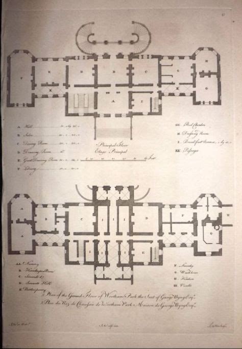 Ground Floor Plans Of Coleshill House The Layout Is Not That Far From