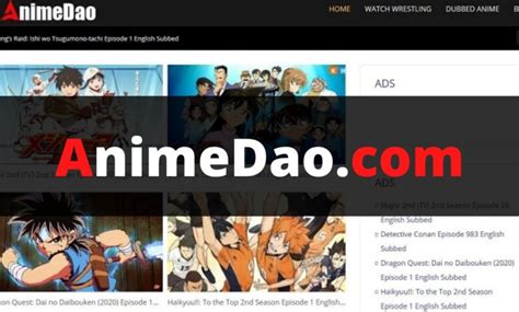 Animedao And Anime Streaming Sites Like
