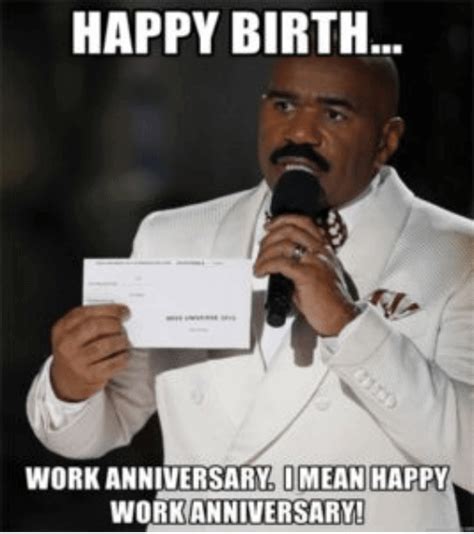 Office Work Anniversary Meme