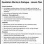 Quotation Marks In Dialogue Worksheets