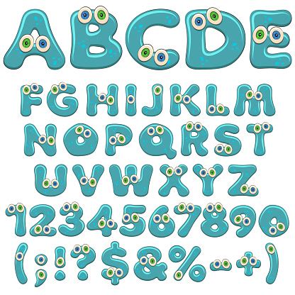Kids will love making free alphabet peanut butter and jelly sandwiches while practicing matching kids are going to love this fun alphabet activities that will allow them to practice alphabet letters with. Jelly Alphabet Letters Numbers And Characters With Eyes ...