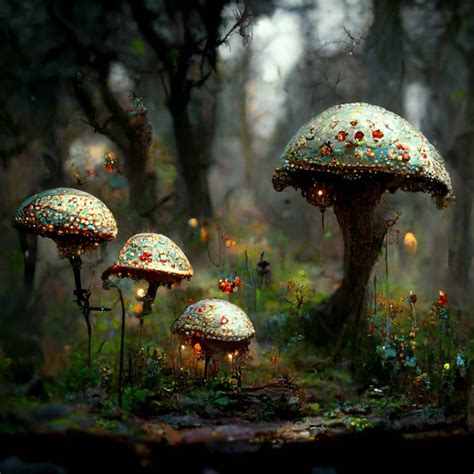 Enchanted Mushrooms By Vitaniwild On Deviantart