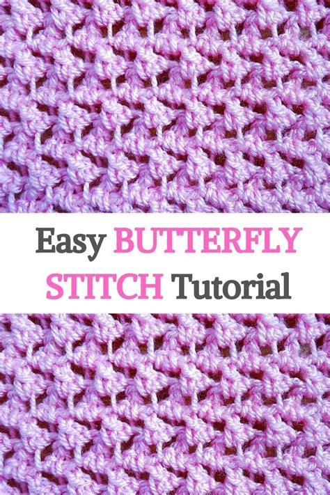 Easy Butterfly Stitch Tutorial 🦋 Butterfly Stitches Crochet