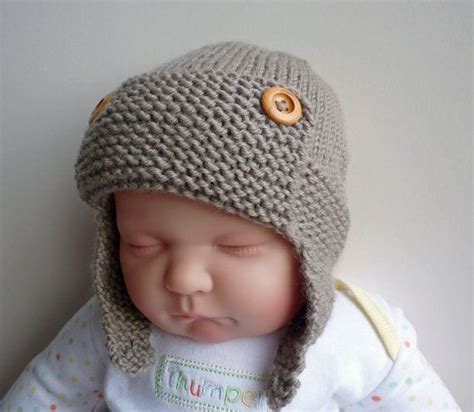 Baby Aviator Hat Knitting Pattern Baby And Child Sizes Regan Etsy