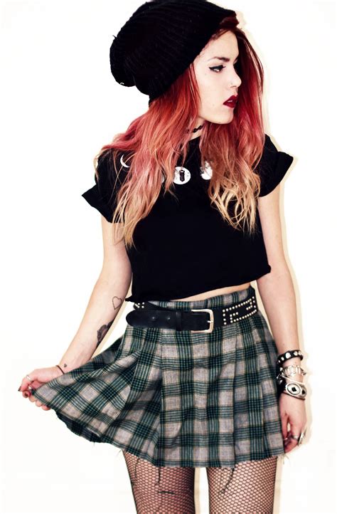 Punk Grunge Tumblr Fashion Punk Inspired Outfits Girl Fashion