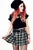 punk grunge tumblr | Fashion, Punk inspired outfits, Girl fashion