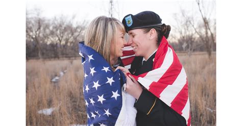 Lesbian Military Engagement Shoot Popsugar Love And Sex Photo 37