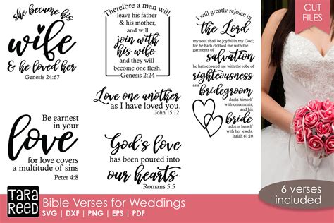 Bible Verses For Weddings Svg And Cut Files For Crafters 900280