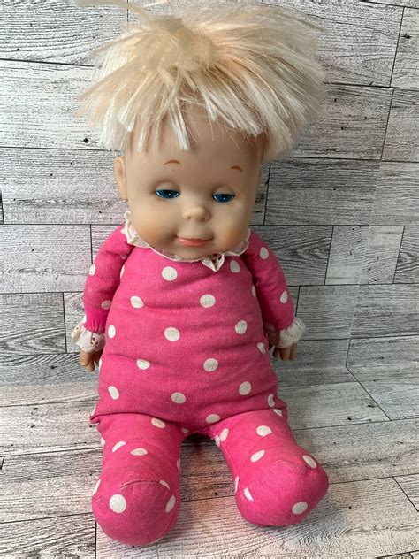 Drowsy Doll Pink Polka Dot Classic Collection She Talks Mattel 1984